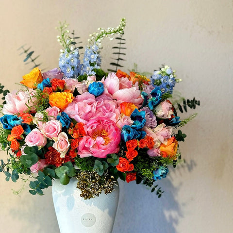 Fleur de Pop Colorful Vase Arrangement