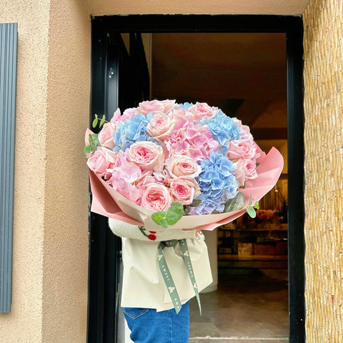 LOVELY MAMA! Premium Ortanca Buketi