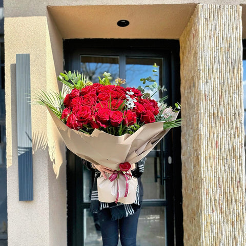 Happily Ever After 41 Red Rose Marriage Proposal Flower