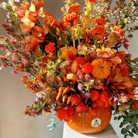 Giant Pumpkin Arrangement